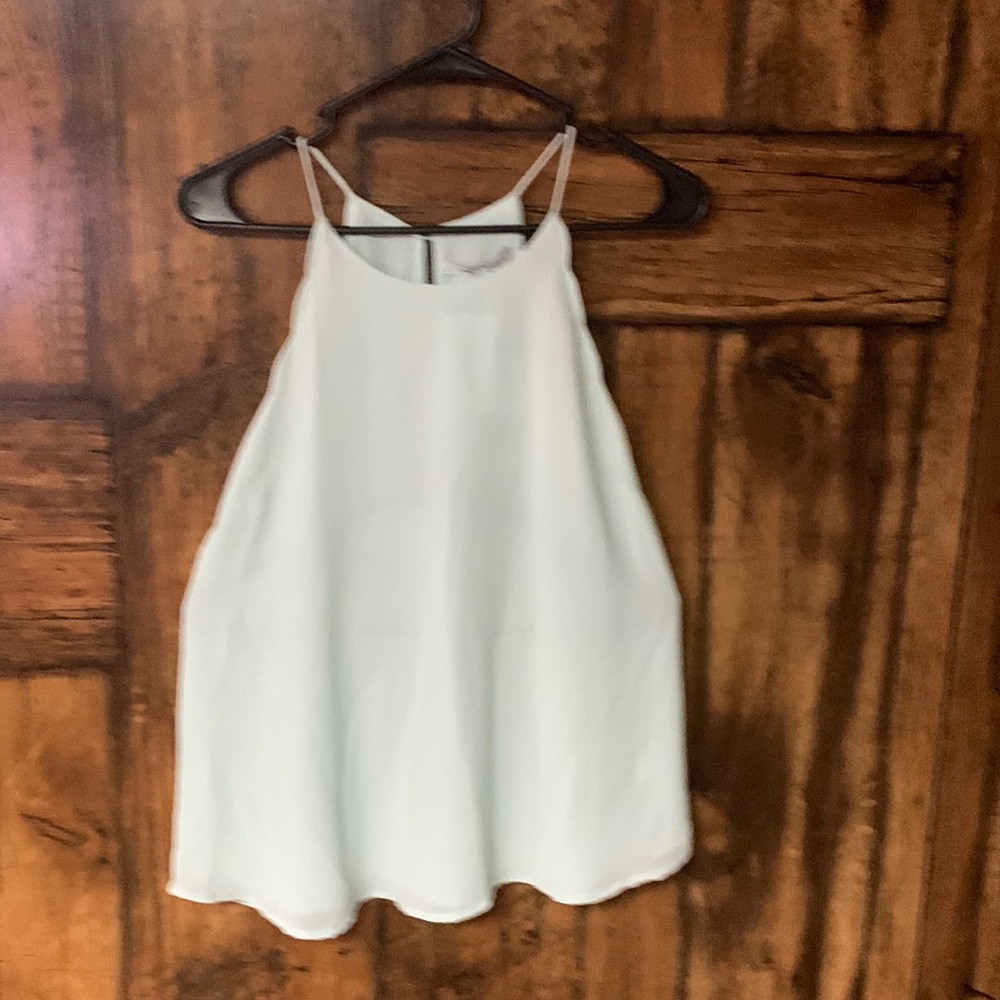 Naked Zebra NWT sea foam green size small blouse